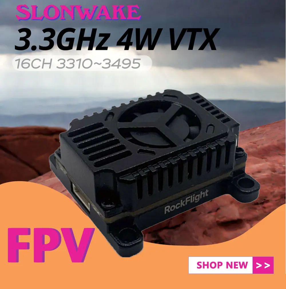 SLONWAKE FPV 3.3G 16CH 4000mW  - Drone Frame recension och pris