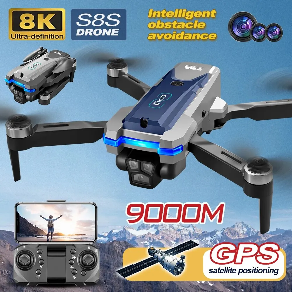S8S GPS Drone 5G Wifi 8K HD Du - Drone Gps Module recension och pris